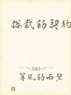 总裁的契约情人