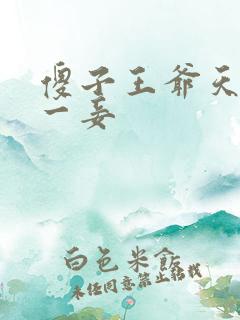 傻子王爷天下第一妾