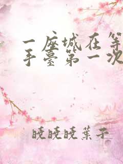 一座城在等你洗手台第一次