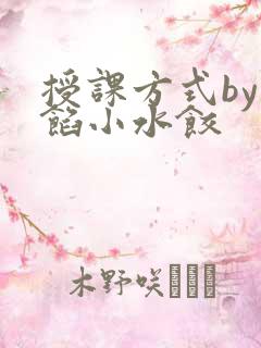 授课方式by肉馅小水饺