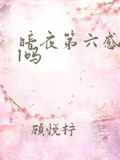 暗夜第六感是bl吗