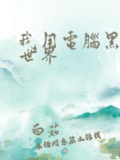 我用电脑黑了全世界