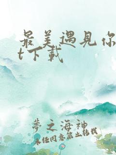 最美遇见你txt下载