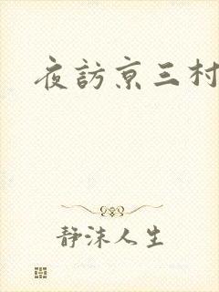 夜访京三村