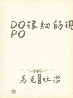 DO很细的现言PO
