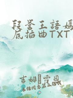 段誉王语嫣在井底插曲TXT