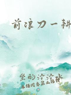 前浪刀一耕