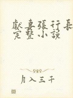 献妻张行长全文完整小说