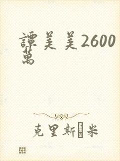 谭美美2600万
