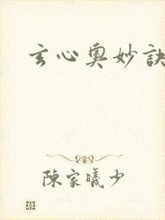 玄心奥妙诀全集