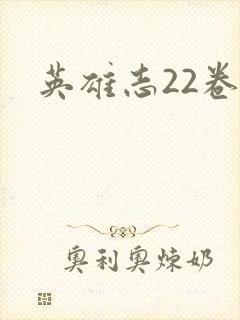 英雄志22卷