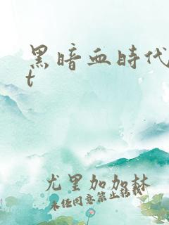 黑暗血时代txt