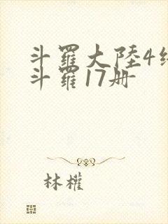 斗罗大陆4终极斗罗17册