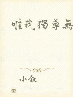 唯我独尊无弹窗