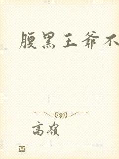 腹黑王爷不良妻