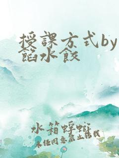 授课方式by肉馅水饺