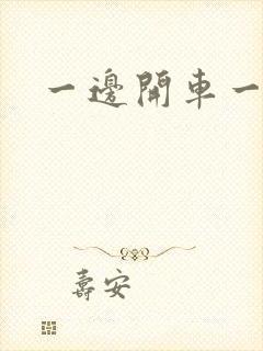 一边开车一边做