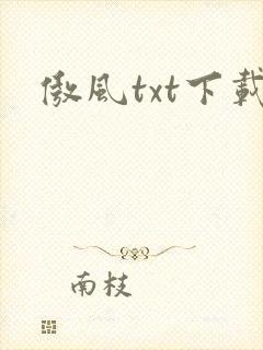 傲风txt下载