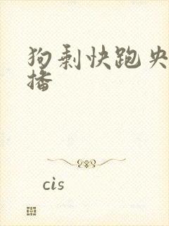 狗剩快跑央八首播