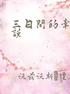 三日间的幸福小说