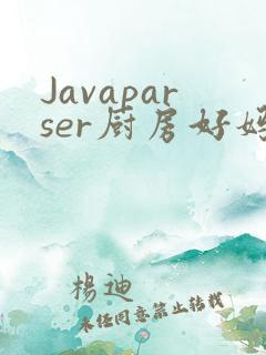Javaparser厨房好妈妈
