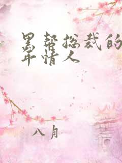 黑帮总裁的未成年情人