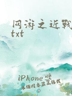 网游之近战法师txt