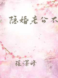 隐婚老公不节制