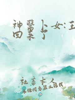 神医卜女:王妃回来了