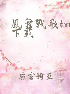 凤舞战歌txt下载