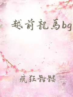 越前龙马bg