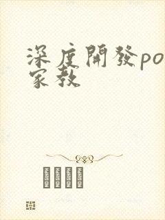 深度开发pop家教