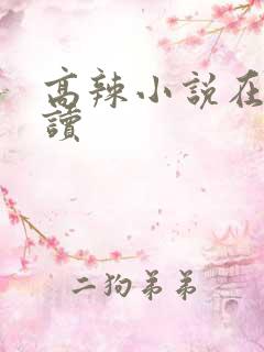 高辣小说在线阅读
