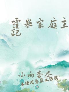 霍米家庭主妇日记