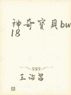 神奇宝贝bw118