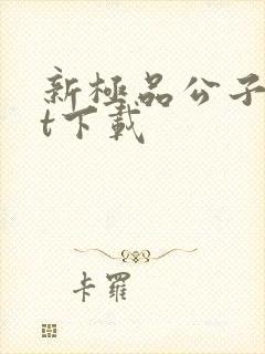 新极品公子txt下载