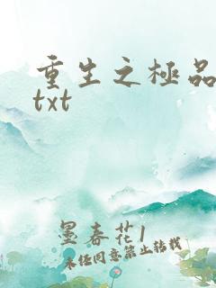 重生之极品公子txt