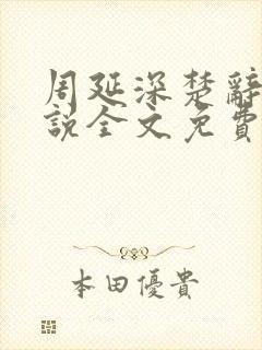 周延深楚辞的小说全文免费阅读