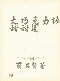 大巧克力棒c小甜甜圈