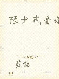 陆少 我爱你
