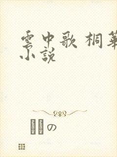 云中歌 桐华 小说