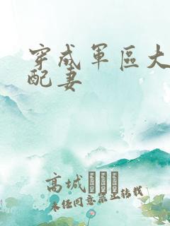 穿成军区大佬女配妻