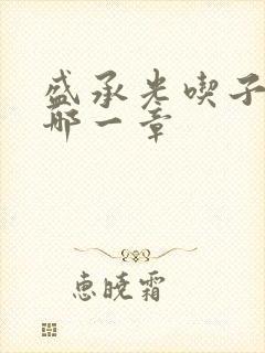 盛承光吃子时奶哪一章