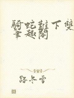 骑蛇难下双金银笔趣阁