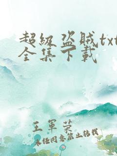 超级盗贼txt全集下载