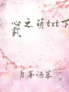 心之萌txt下载