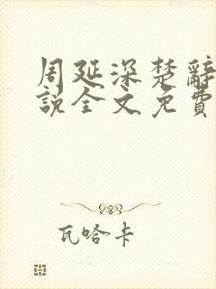 周延深楚辞的小说全文免费阅读