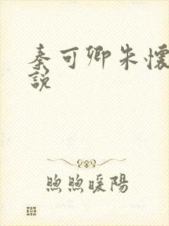 秦可卿朱怀镜小说