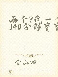 两个?我一个BJ40分钟宝宝