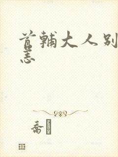 首辅大人别来无恙